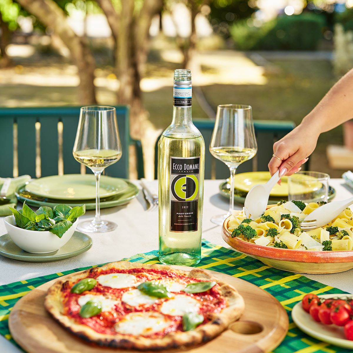 Ecco Domani and Margherita Pizza