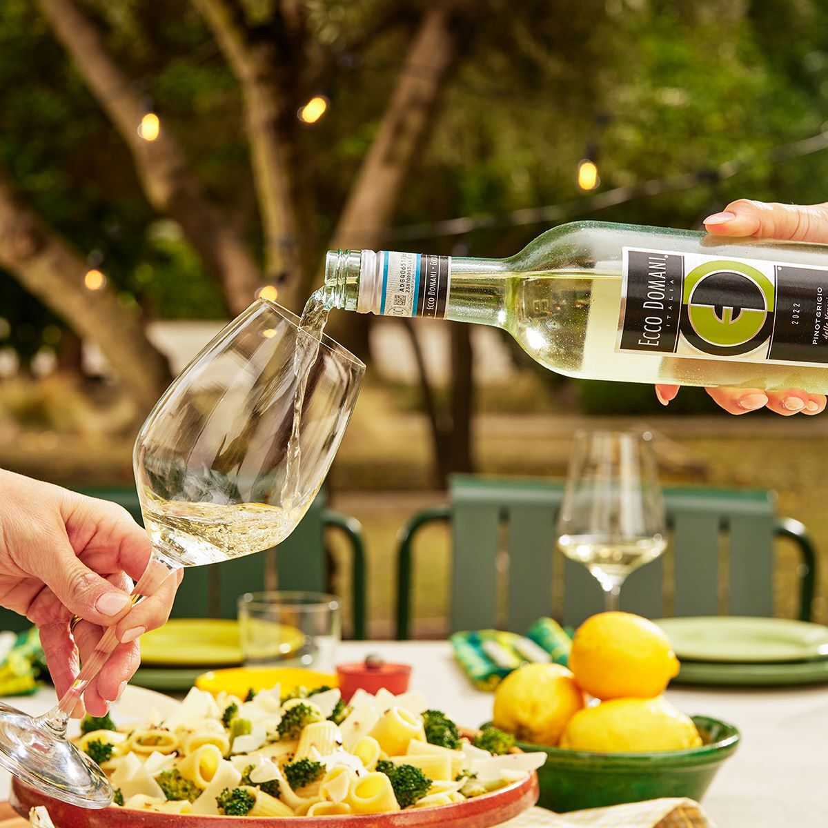 Ecco Domani and Lemon Broccoli Pasta